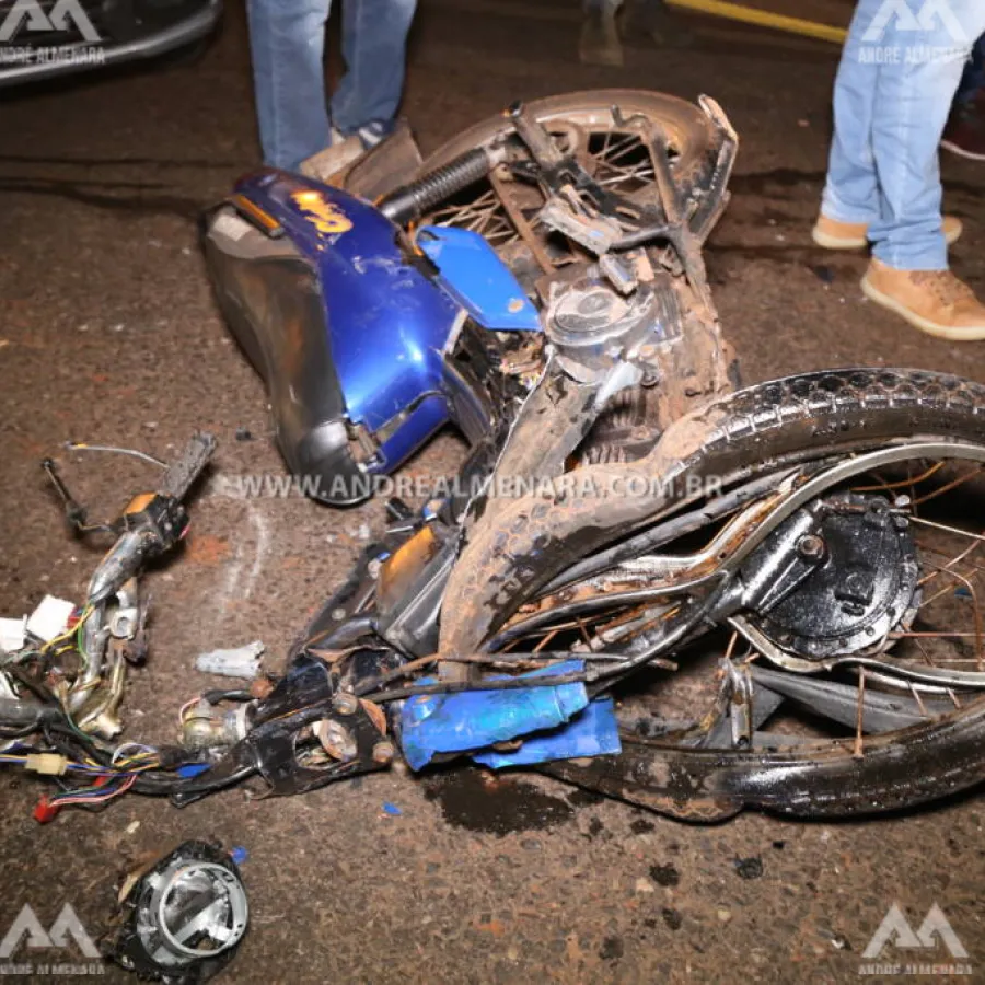 Motociclista morre de acidente no Contorno Sul em Maringá