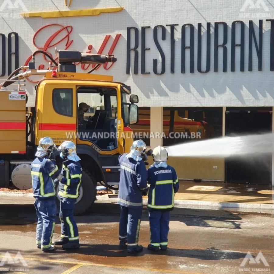 Incêndio destrói o maior shopping atacadista do sul do País