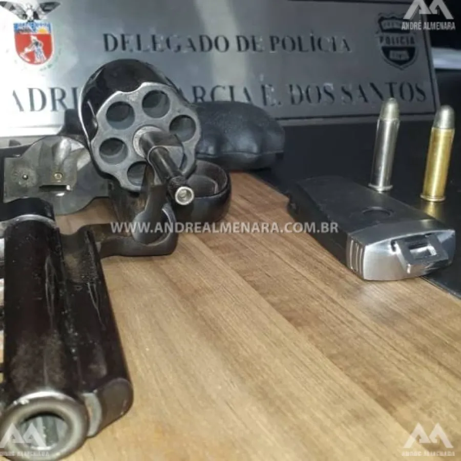 Arma e drogas são apreendidas pela Polícia Civil de Maringá