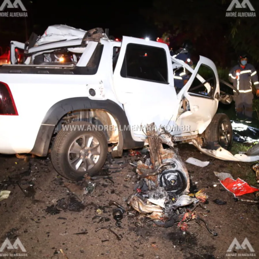 Motorista morre ao bater de frente com carreta na rodovia PR-317 em Maringá