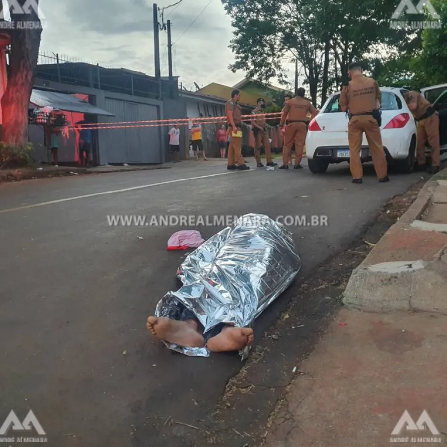 Briga de trânsito termina em morte no Parque Itaipu em Maringá