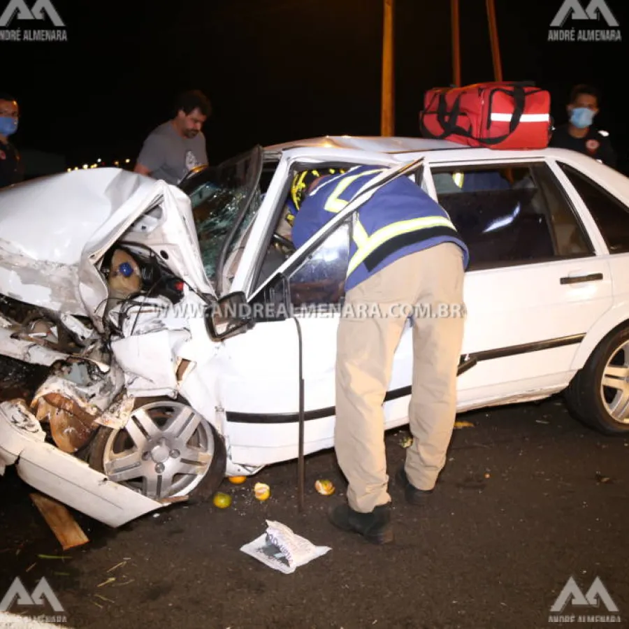 Motorista sofre acidente grave na rodovia PR-317 em Maringá