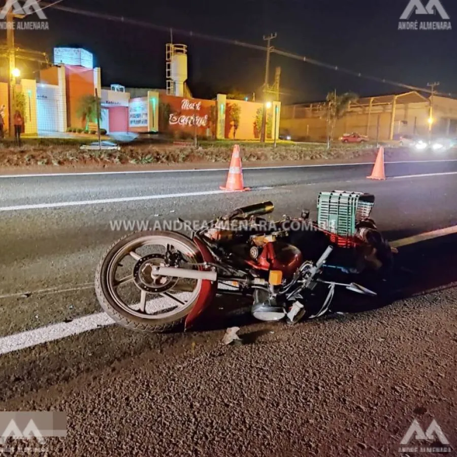 Pedestre morre ao ser atropelado por moto na rodovia BR-376 em Sarandi