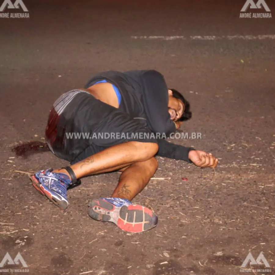 Homem baleado na Avenida Laguna em Maringá morre no hospital