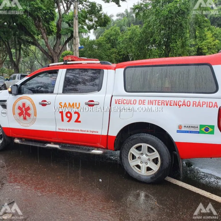 Morre no hospital o comerciante que foi atropelado no centro de Maringá