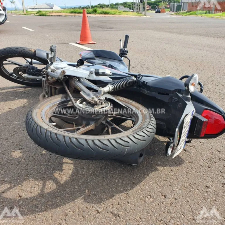 Motociclista de 22 anos sofre acidente gravíssimo em Maringá
