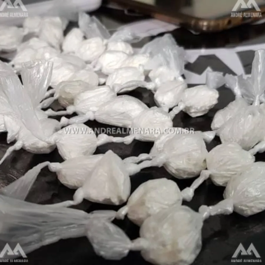 Delegacia Antitóxico de Maringá apreende mais de 20 mil em cocaína