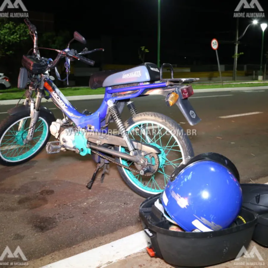 Motociclista de 62 anos morre de acidente na Avenida Carlos Borges