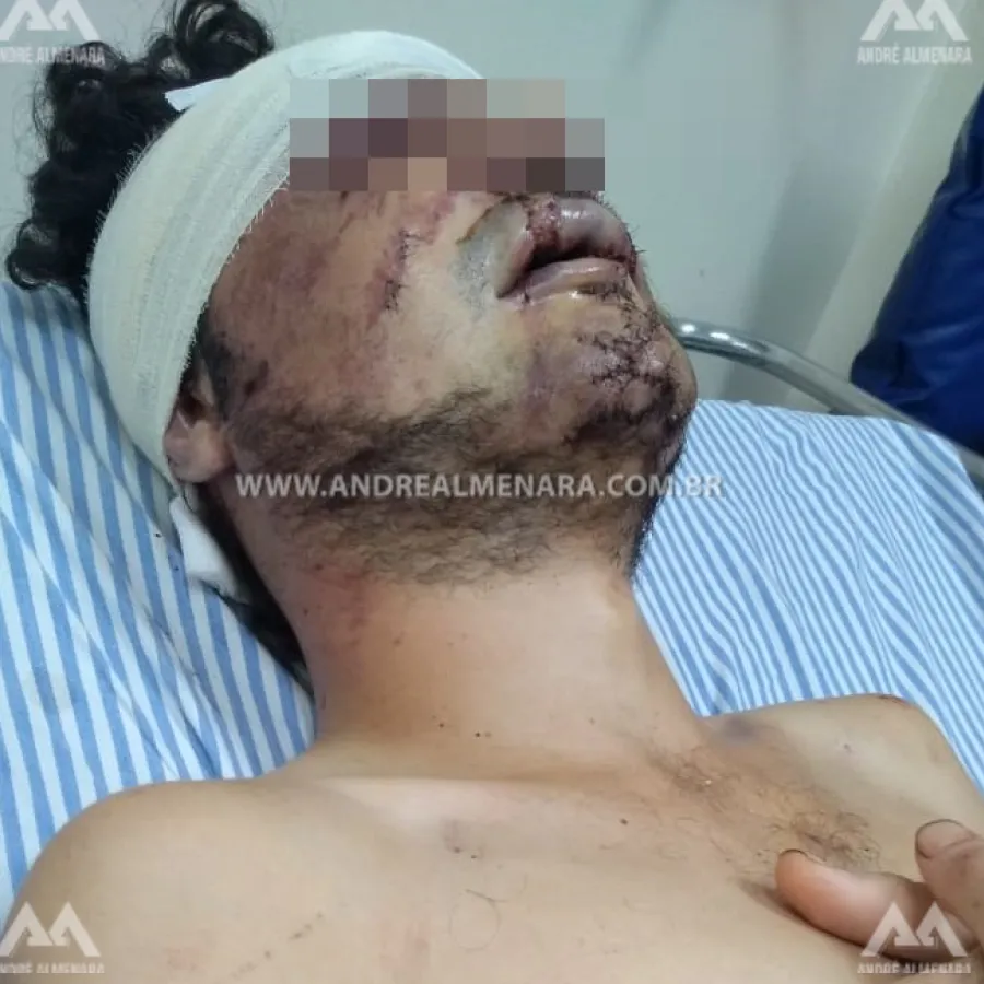 Estudante é brutalmente agredido durante assalto em Maringá