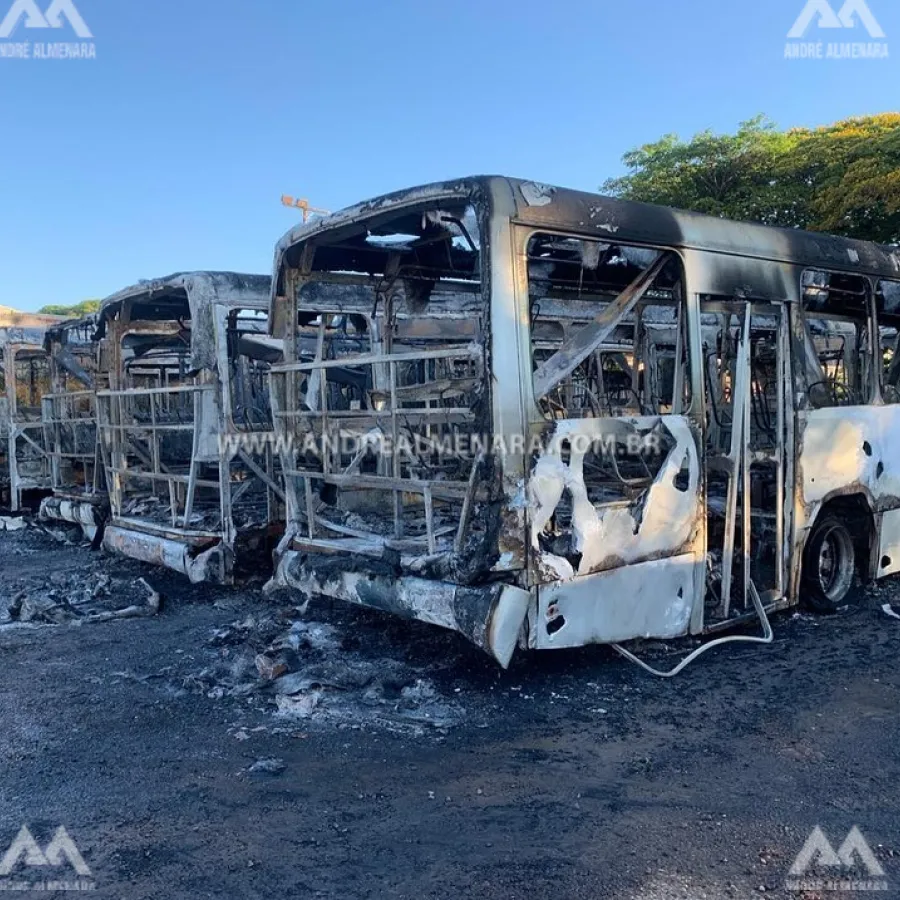 Polícia prende 4 suspeitos de envolvimento em incêndio a ônibus da Cidade Verde