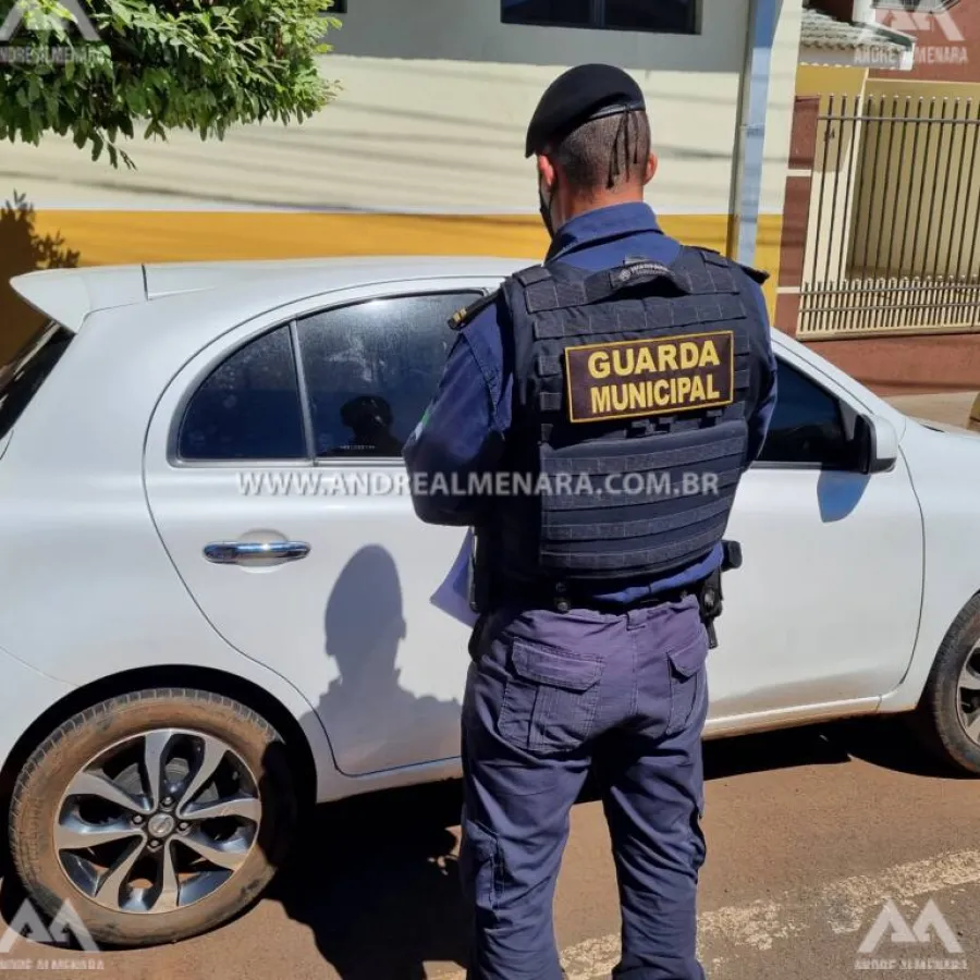Carro tomado de assalto em 2019 em Maringá é recuperado pela GM em Sarandi