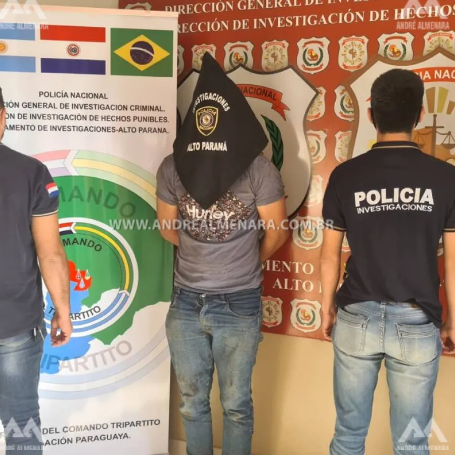 Suspeito de matar policial militar de Maringá é preso no Paraguai