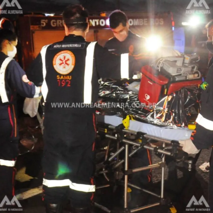 Motorista embriagado provoca acidente seguido de capotamento em Maringá