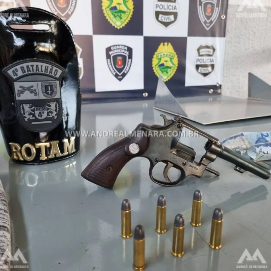 Ladrão rouba mercado com arma e acaba preso pela ROTAM de Maringá