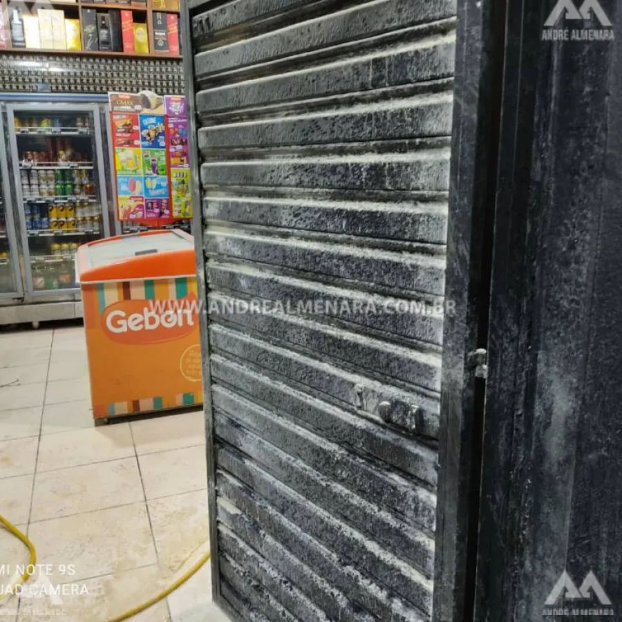Rapaz coloca fogo em loja de conveniência porque não conseguiu comprar fiado