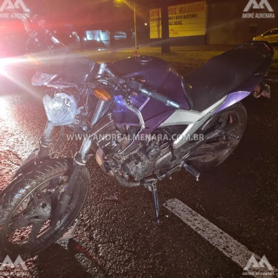 Motociclista morre ao bater em poste na Avenida Morangueira em Maringá