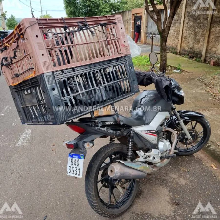 Motociclista fica gravemente ferido ao bater em carro estacionado em Maringá