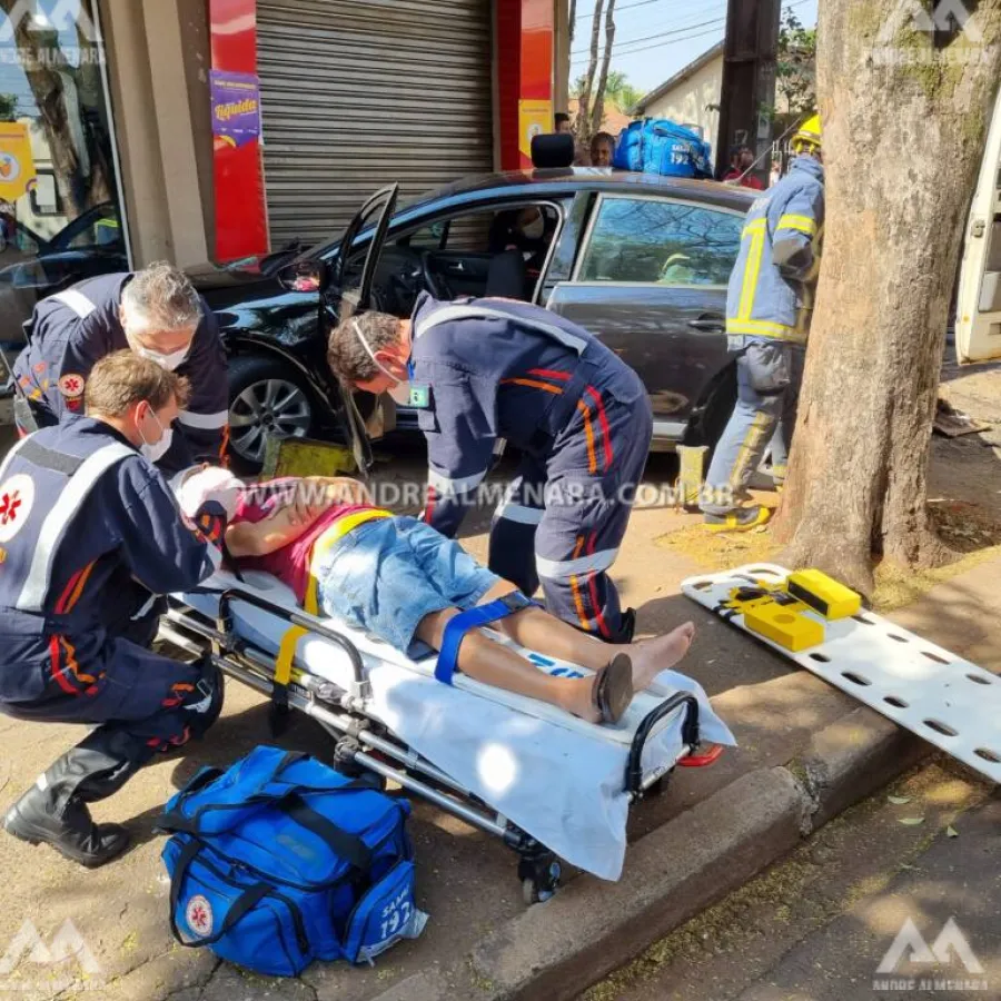 Tio e sobrinho são resgatados após acidente gravíssimo na Avenida Tuiuti