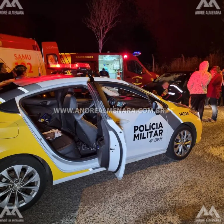 Duas mulheres ficam em estado grave em acidente no Jardim Dourados em Maringá