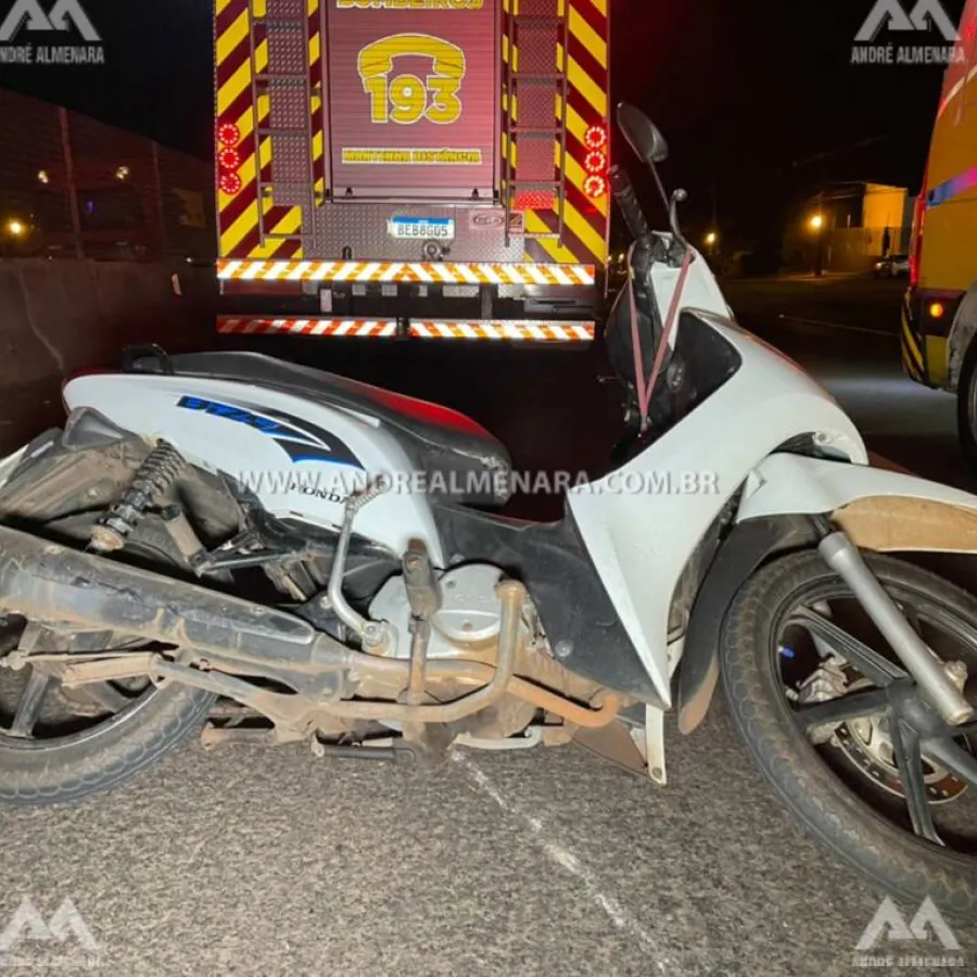 Motociclista de Marialva que sofreu acidente na Avenida Colombo morre no hospital