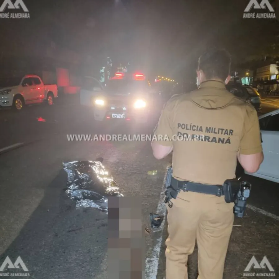 Pedestre morre atropelado ao atravessar a Avenida Mauá em Maringá