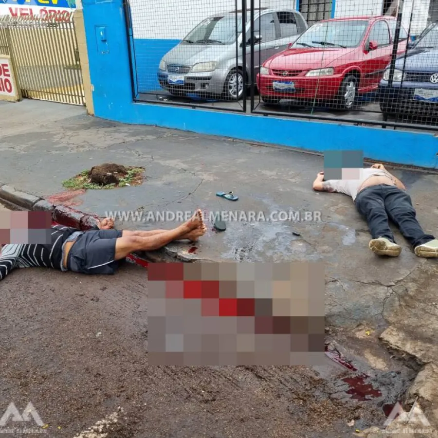 Comerciantes do ramo de veículos são assassinado no centro de Sarandi