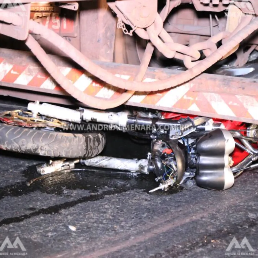 Motociclista de 26 anos morre de acidente na rodovia BR-376 em Marialva