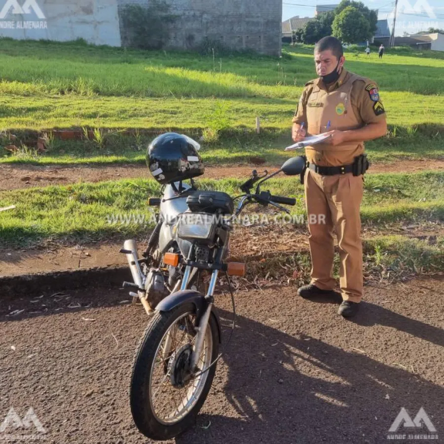 Motociclista é intubado ao sofrer acidente no Jardim do Carmo em Maringá
