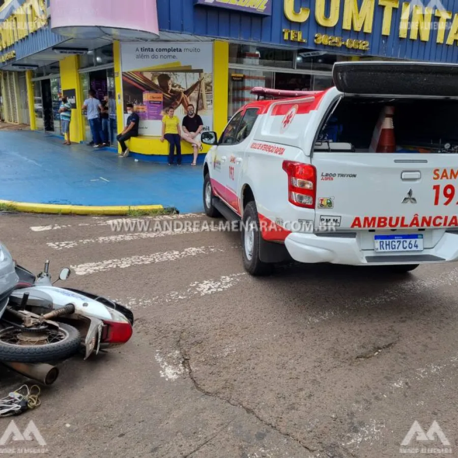 Idoso de 71 anos sofre acidente grave na Avenida Brasil em Maringá