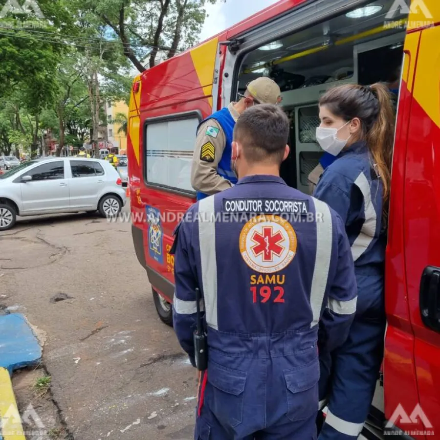 Idoso de 71 anos sofre acidente grave na Avenida Brasil em Maringá