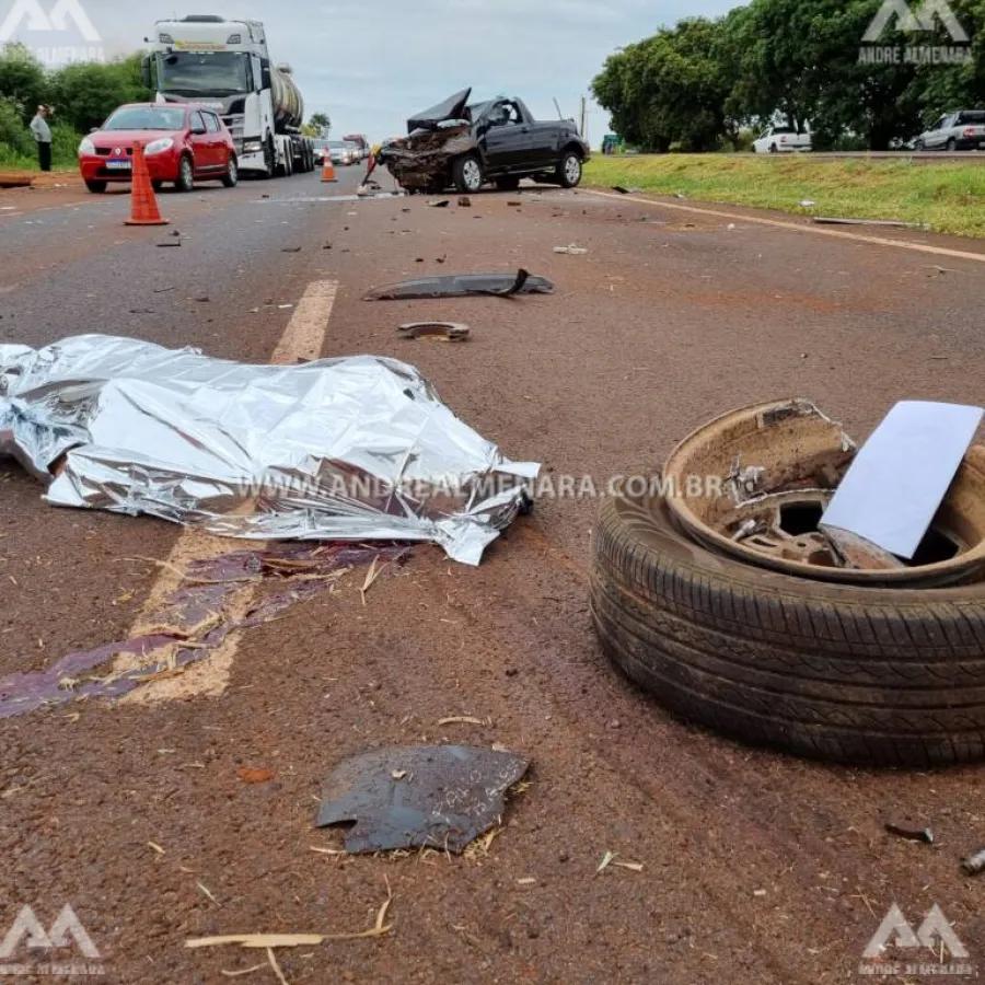 Morador de Paiçandu morre ao capotar veículo na rodovia 323