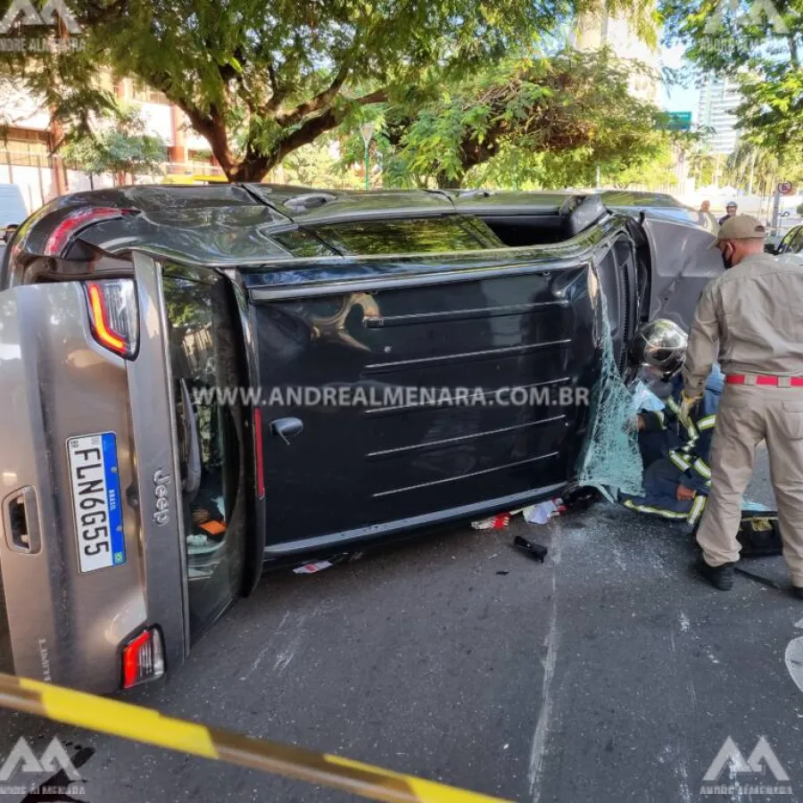 Duas mulheres ficam feridas em acidente na zona 2 em Maringá