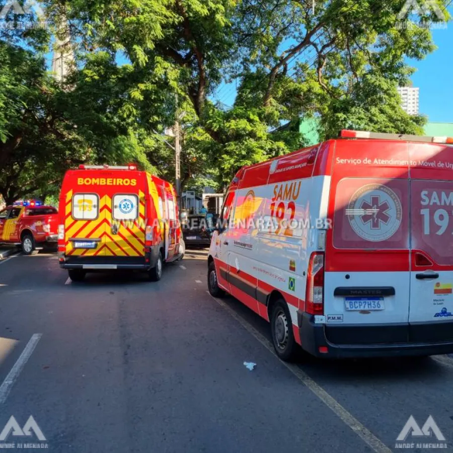 Duas mulheres ficam feridas em acidente na zona 2 em Maringá