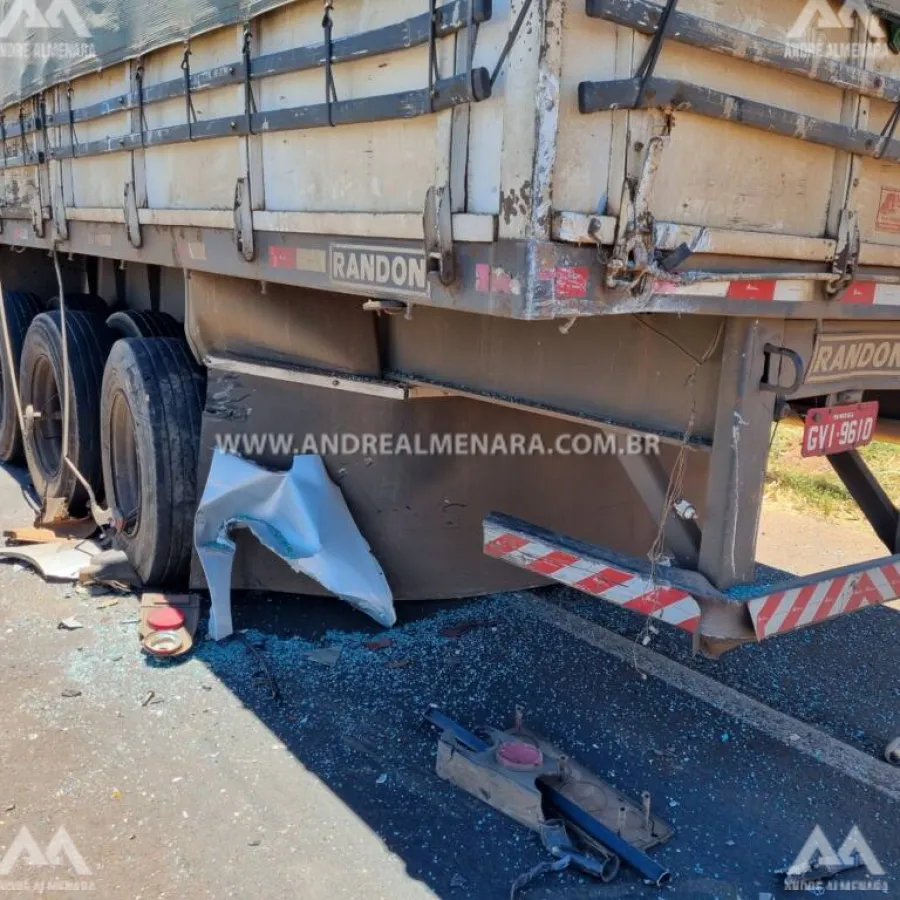 Motorista etilizado sofre acidente grave na rodovia PR-323 em Maringá