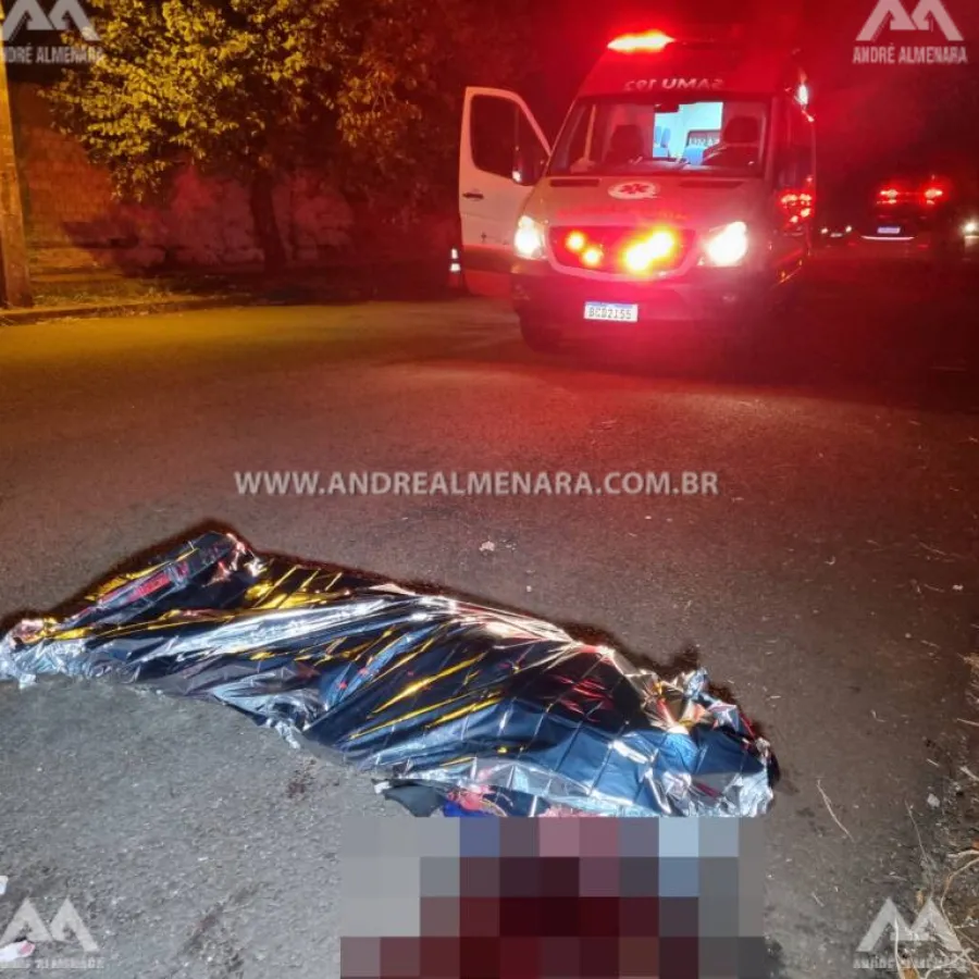 Rapaz empina moto adulterada e mata mulher atropelada em Maringá