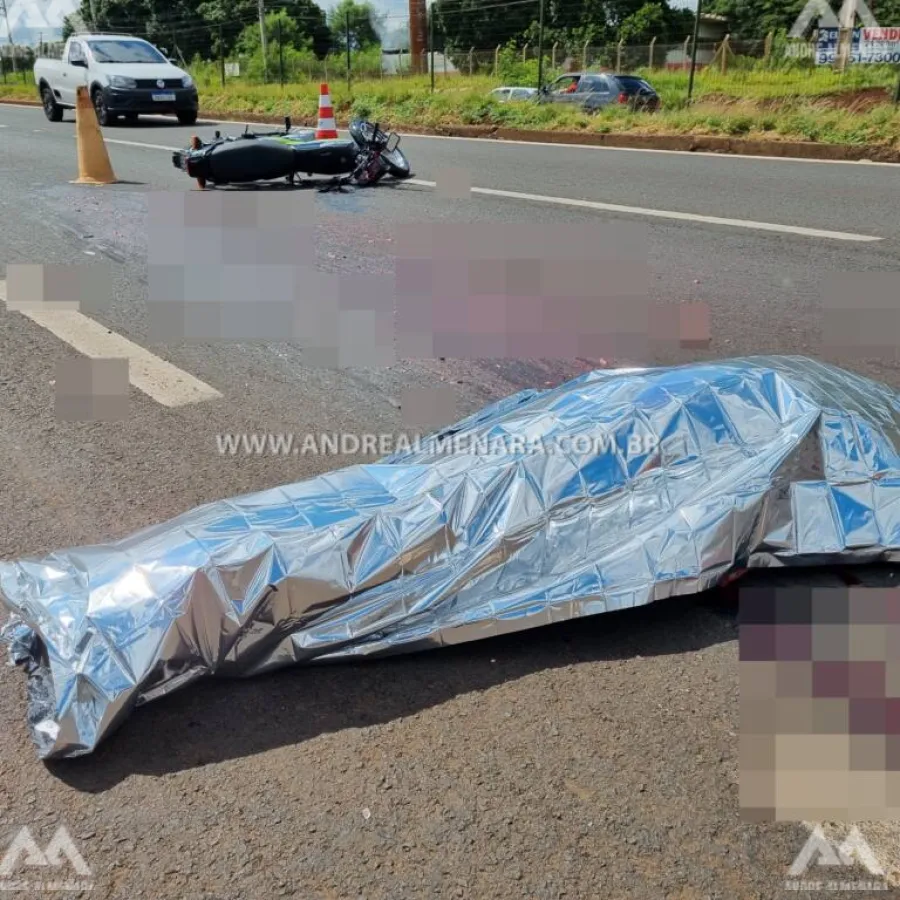 Motociclista de Sarandi morre de acidente na rodovia de Marialva