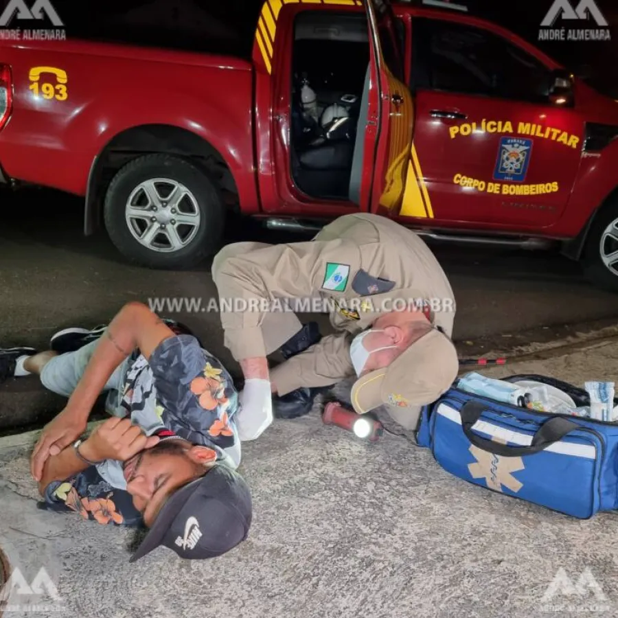 Rapaz é ferido com estoque no Conjunto Itatiaia em Maringá