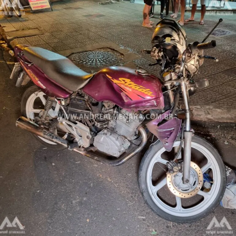 Motociclista que sofreu acidente na Rua Paranaguá morre no hospital