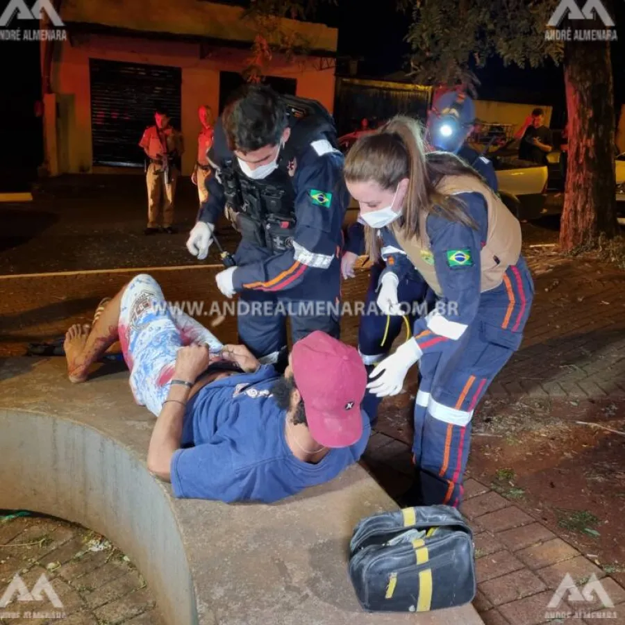 Rapaz de 30 anos é ferido por tiros no Conjunto Santa Felicidade em Maringá