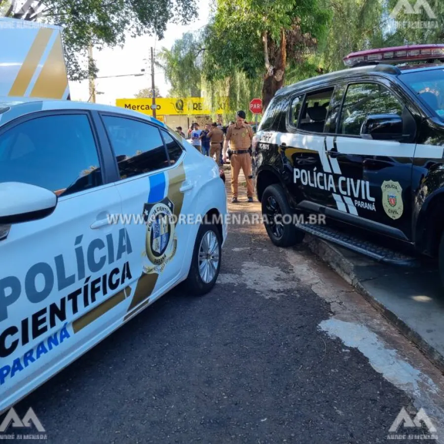 Carro utilizado em homicídio em Maringá é localizado em Marialva