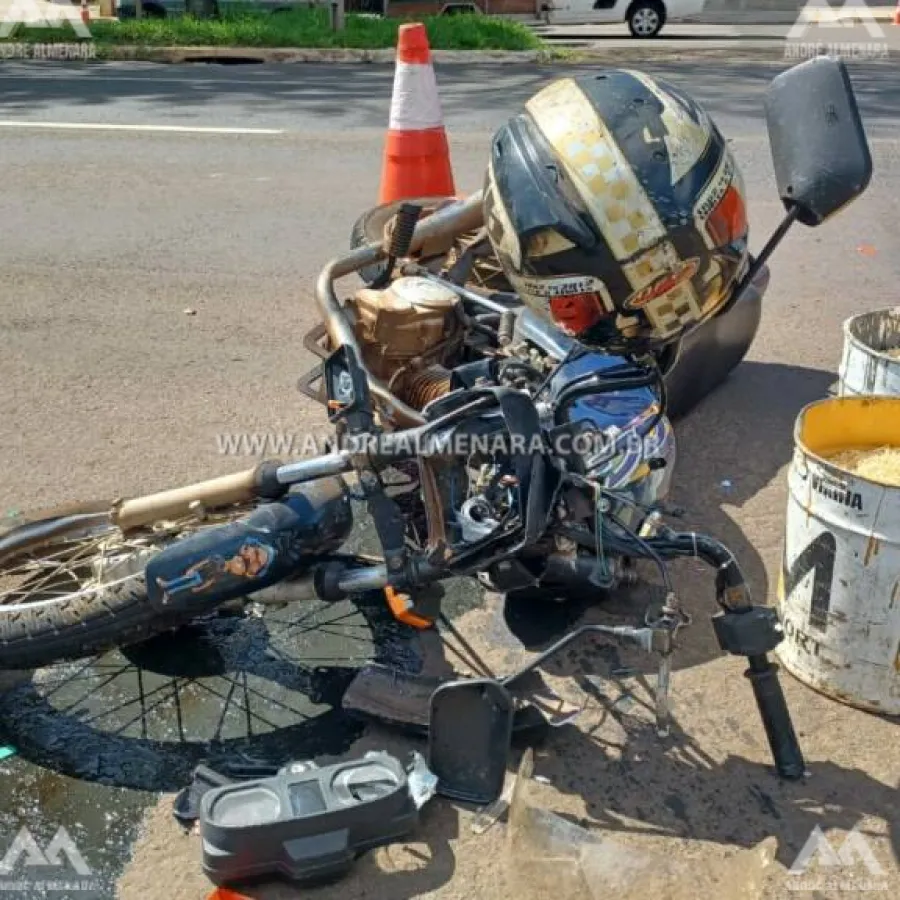 Jovem de 24 anos que sofreu acidente de moto na Colombo morre no hospital