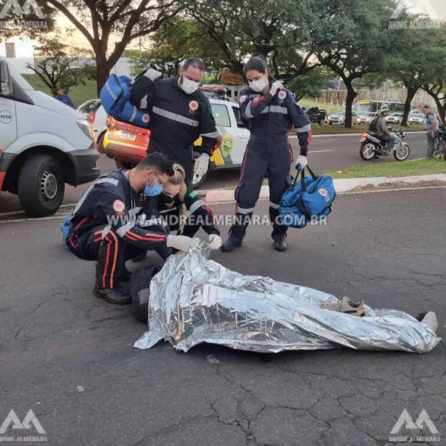 Venezuelano morre de acidente de bicicleta em Maringá