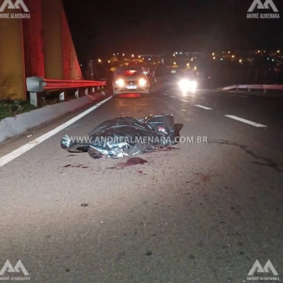 Homem não identificado morre atropelado na rodovia de Mandaguaçu