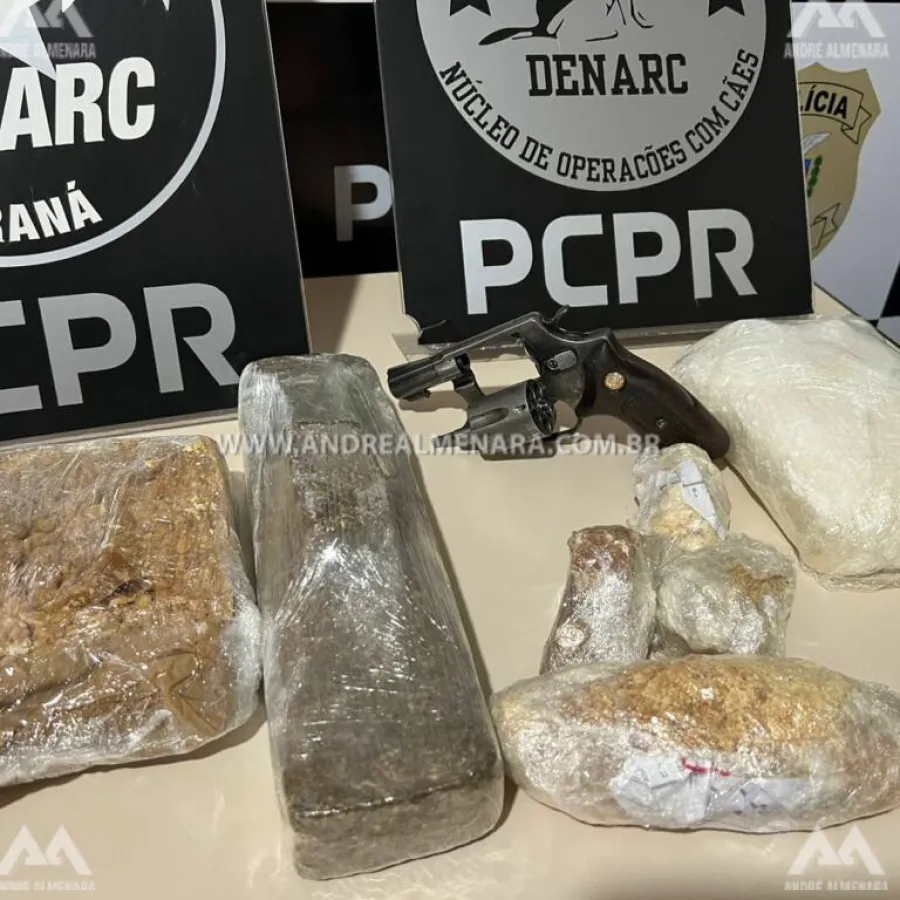 Denarc prende traficante com grande quantidade de cocaína e crack