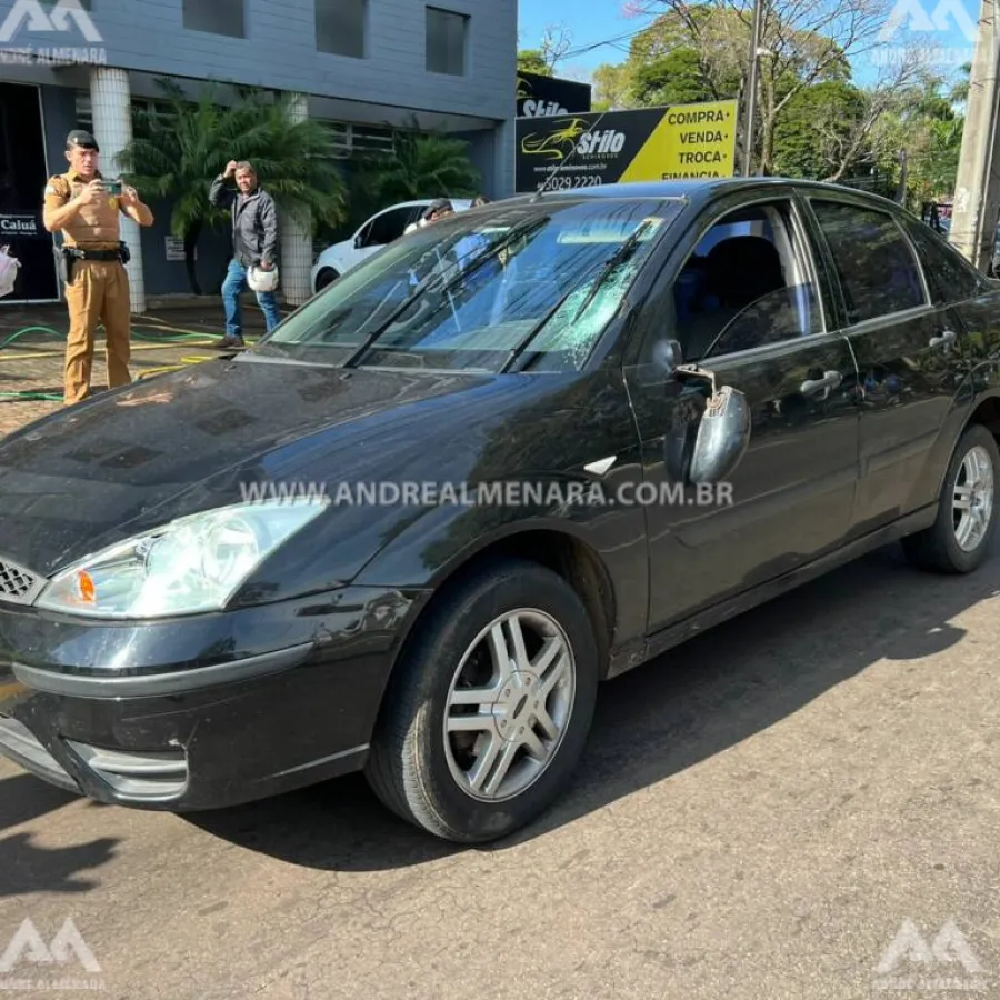 Mãe de oficial da PM de Maringá morre atropelada por carro na Avenida Tuiuti