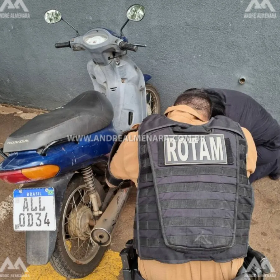 Ladrões compram moto furtada por R$ 200 reais em Maringá