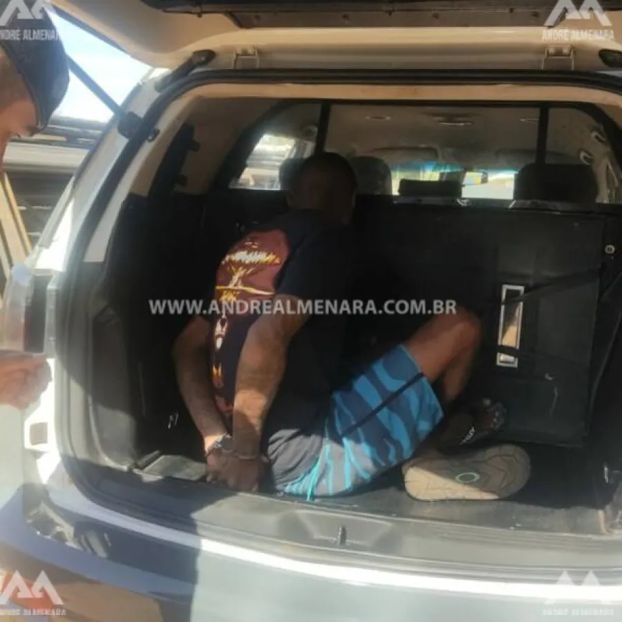 Suspeito de ter roubado carro com criança dentro é preso em Maringá