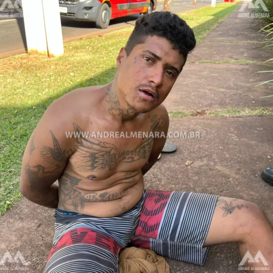 Criminoso do Estado de São Paulo é baleado em Maringá