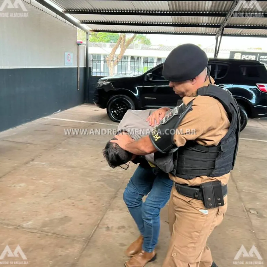 Pistola carregada é apreendida pela Polícia Militar de Maringá