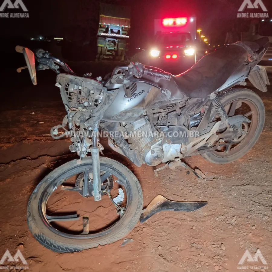 Morador de Astorga morre de acidente de moto na rodovia PR-317 em Iguaraçu.